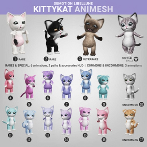SEmotion Libellune Kittykat Animesh #10 UNCOMMON