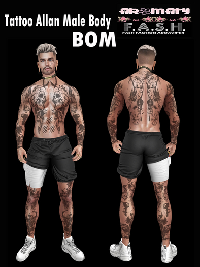 F.A.S.H VIPER Tattoo Allan Male Body BOM