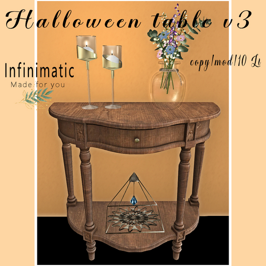 Occassional table v3- bagged