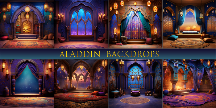 SATO - Aladdin backdrop Blogger Textures