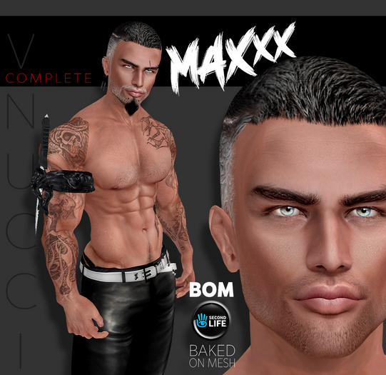 Mesh Body, Head and Skin - Complete Avatar -Maxxx-