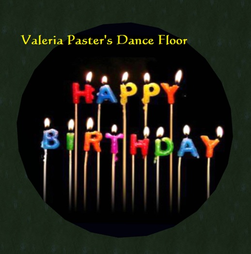 Second Life Marketplace Happy Birthday Candle Dance Floor