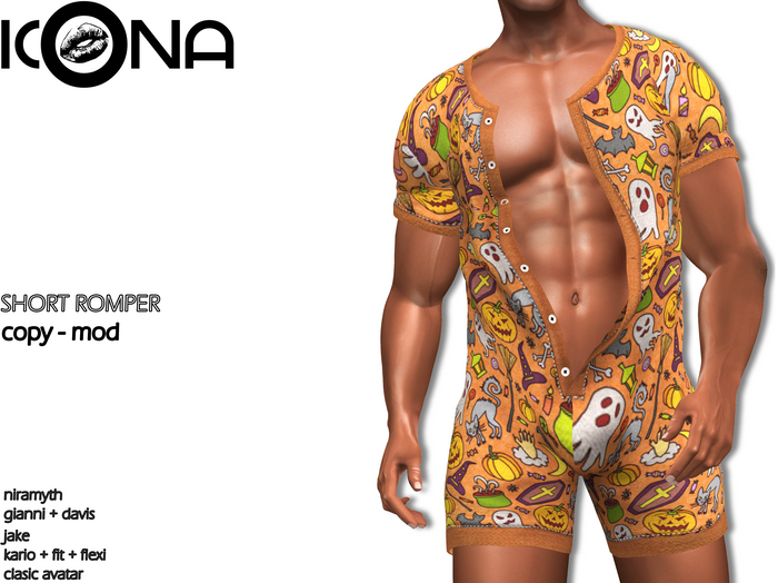 ICONA / SHORT ROMPER -38