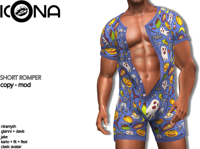 ICONA / SHORT ROMPER -36