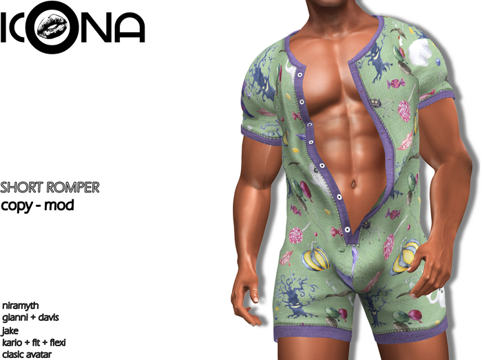 ICONA / SHORT ROMPER -34