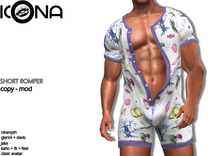 ICONA / SHORT ROMPER -35