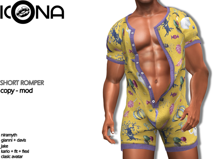 ICONA / SHORT ROMPER -33