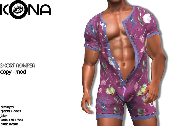 ICONA / SHORT ROMPER -32