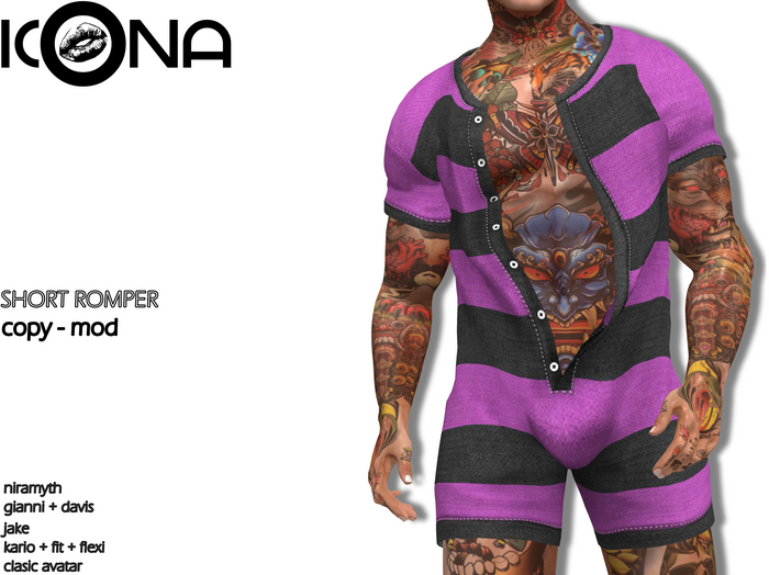 ICONA / SHORT ROMPER -28
