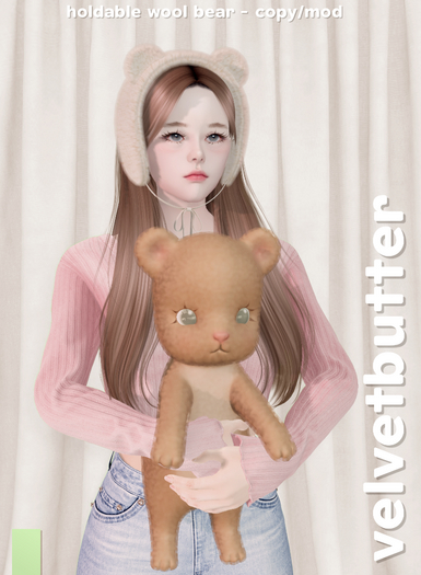 velvetbutter - wool bear (green)