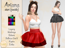 .:[WoN]:.Ariana Skirt Textile w/HUD