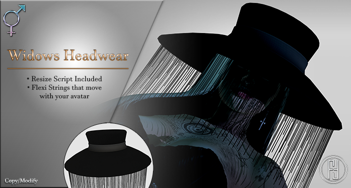 FORMME. Widow's Headwear