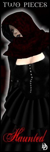Dare Designs: Haunted cloak - dark red