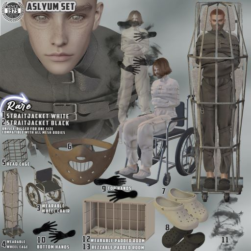 01.[Since1975] Straitjacket White RARE