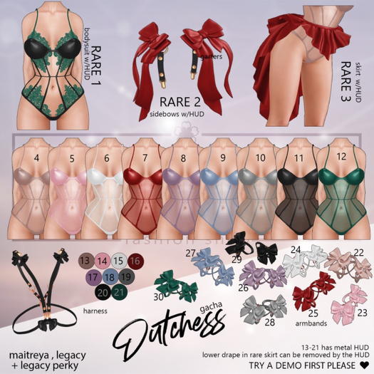 09. ERSCH - Dutchess Gacha {Legacy} bodysuit -blue-