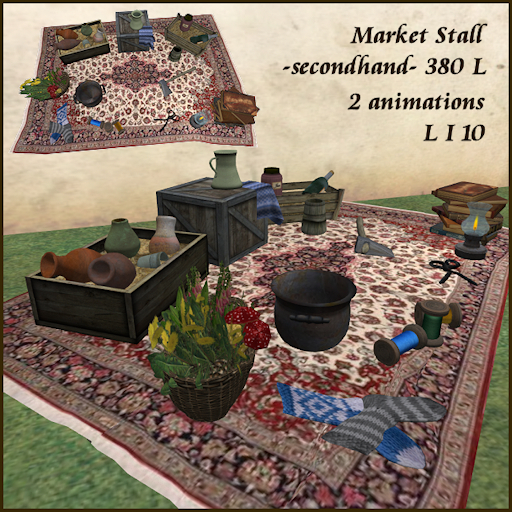 Market Stall_secondhand with animations