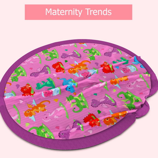 Pink Dinosaurs Rug Decor