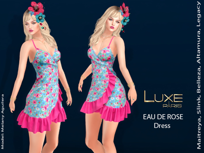 LUXE Paris EAU DE ROSE Dress MP