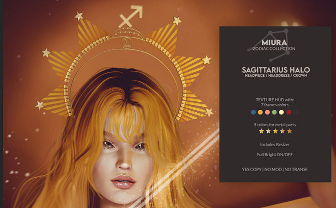 MIURA - Zodiac - Sagittarius Halo 