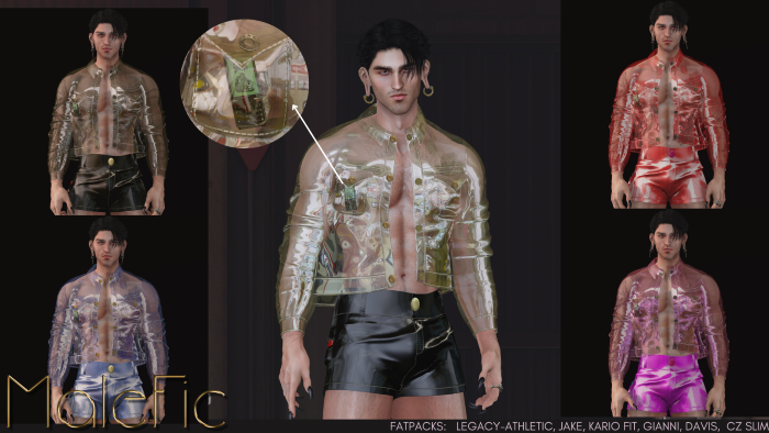 MaleFic Jacket Plastic - SUPER FATPACK