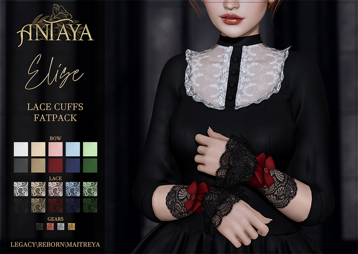 :: ANTAYA :: Lace cuffs "Elise" FATPACK (wear)