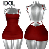Red Kirsten DRESS MAITREYA PETITE