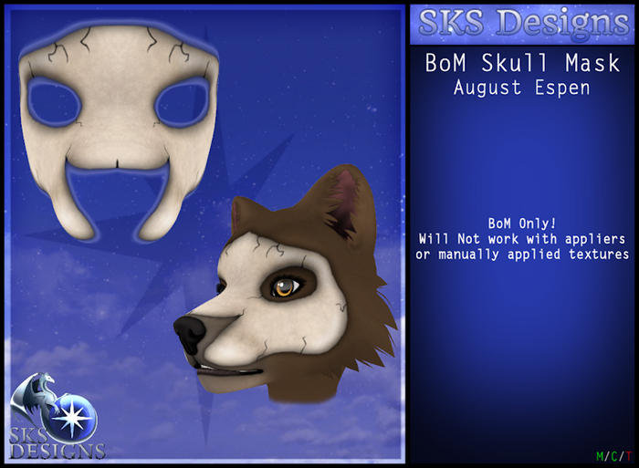 SKS BoM Skull Mask - August Espen