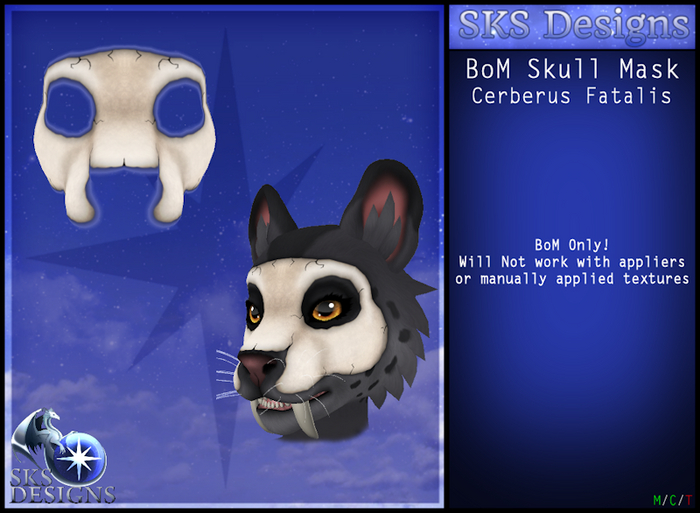 SKS BoM Skull Mask - Fatalis