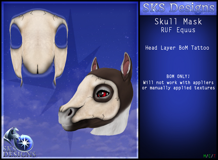 SKS BoM Skull Mask - RUF Equus