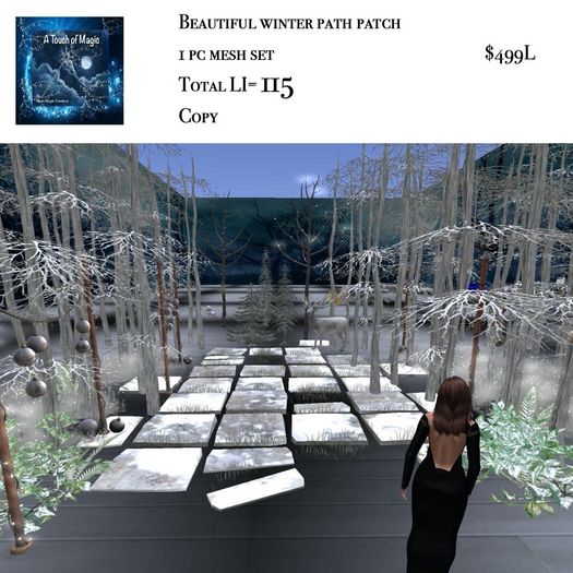 beautiful winter path patch box LI=115