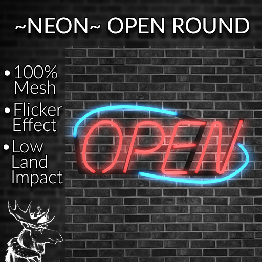 ~NEON~ OPEN SIGN - ROUND