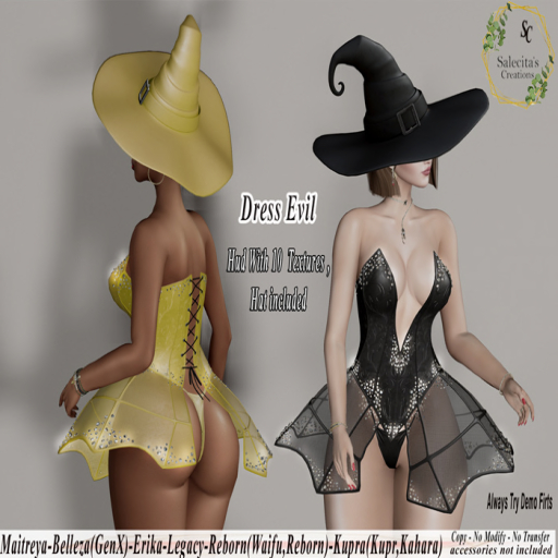 DEMO *HUD*.*  Dress Evil *Salesita's CreationHUDBox.