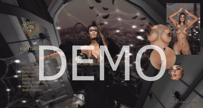 DEMO Nala Designs - Nayla Halloween Outfit - Mesh Bodies