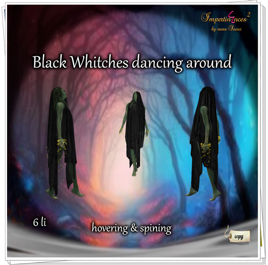 Black Whitches dancing around