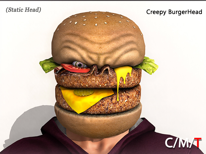 "KIller's" Creepy BurgerHead (Static Head)