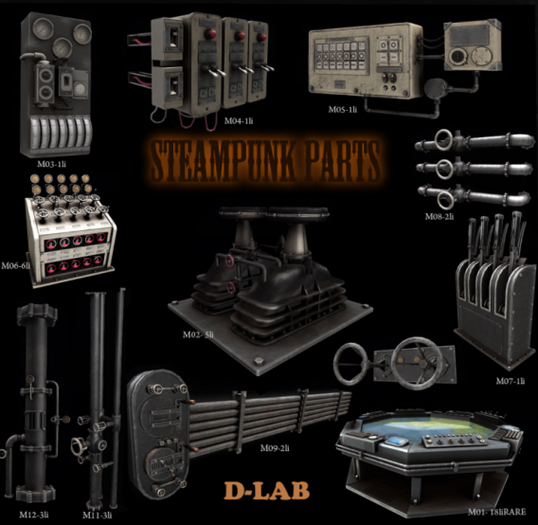 D-LAB steampunk part  01 RARE
