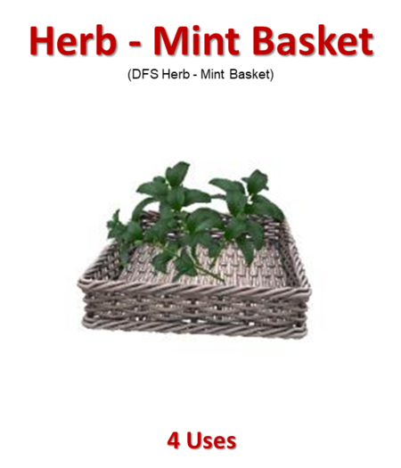 DFS Herb - Mint Basket (DFS - Texture Only)