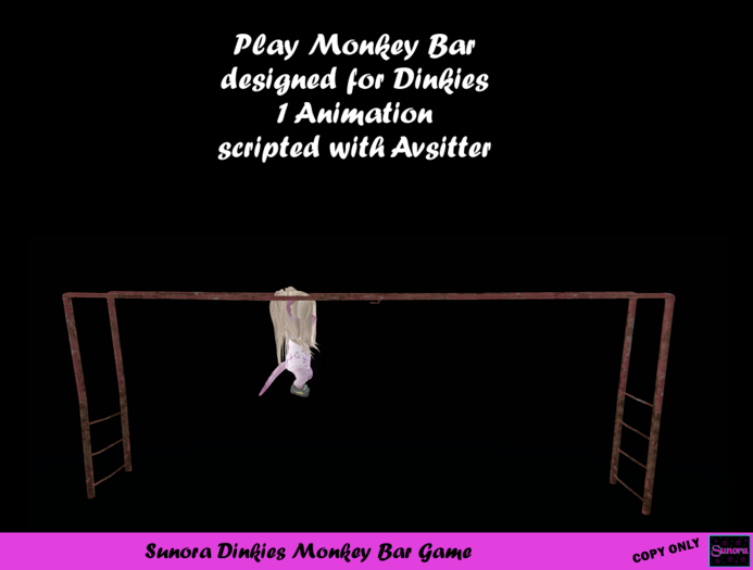 Sunora Dinkies Monkey Bar Game