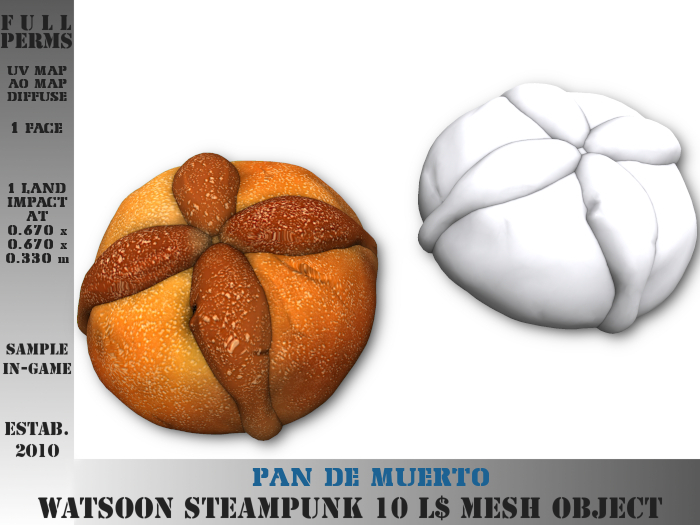 Pan de Muerto - 1 LI - FULL PERM Mesh