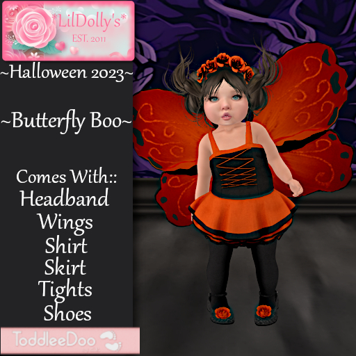 *LilDolly's* ~Butterfly Boo~ TD BABY