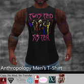Twisted Sister Concert Shirt Men's T-Shirt (MATL)