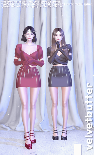 velvetbutter - silky sparkles set (pearl)