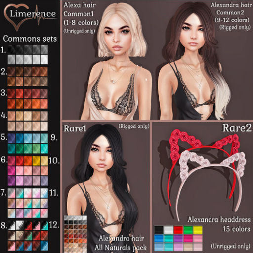 #8 {Limerence} Alexa hair(Common1)-Ombre2 