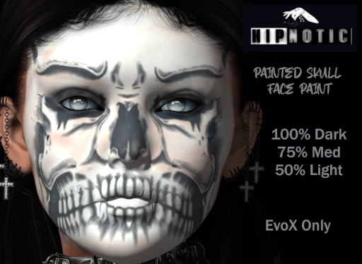 .HIPNOTIC. Painted Skull (WEAR)