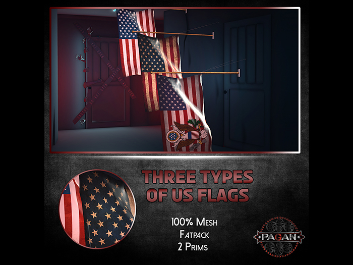 [Pagan]  Three Types of US Flags