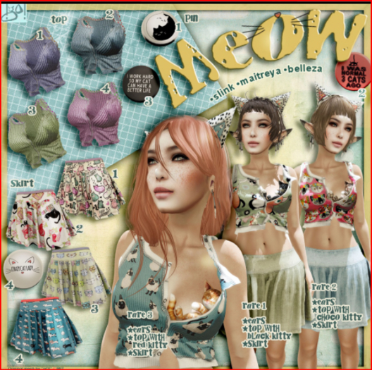 !gO! Meow! top - slink physique 1