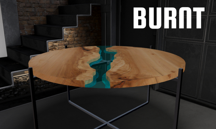 ::BURNT:: River Table (wear)