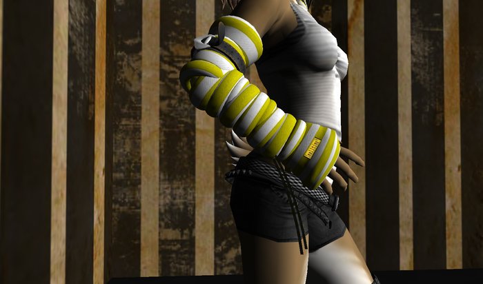 ST Gloves - Yellow/White