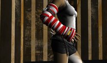 ST Gloves - Red/White