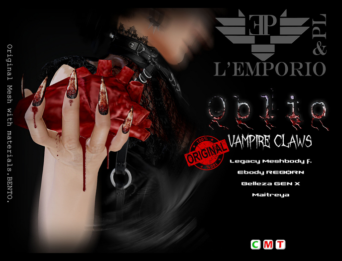L'Emporio&PL::*Oblio*::Vampire Claws-Female-V1.3-